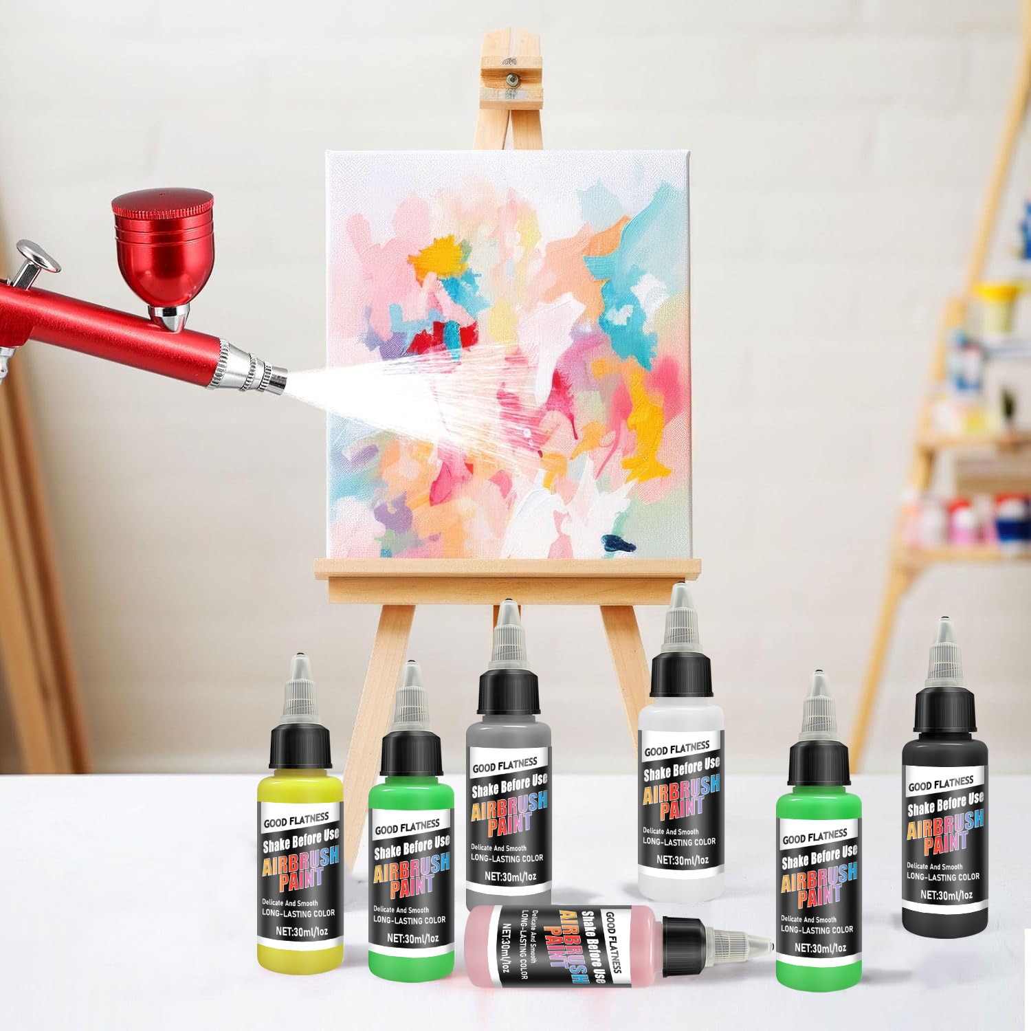 Airbrush Acrylic Paint Set 12  - огляд і ціна Paint Model Kit