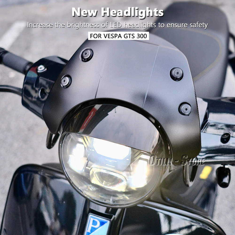 GTS300 LED Headlight New Motor - огляд і ціна Model Kit Vespa