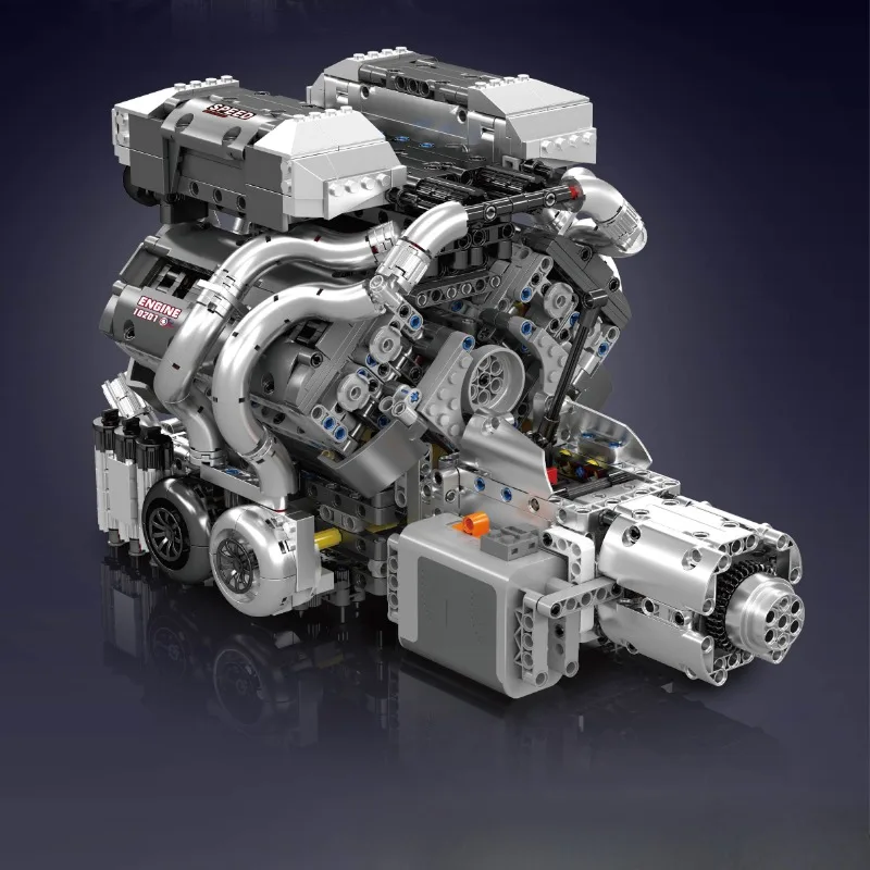 Mould King10201 Super Sports C - огляд і ціна Model Kit Engine
